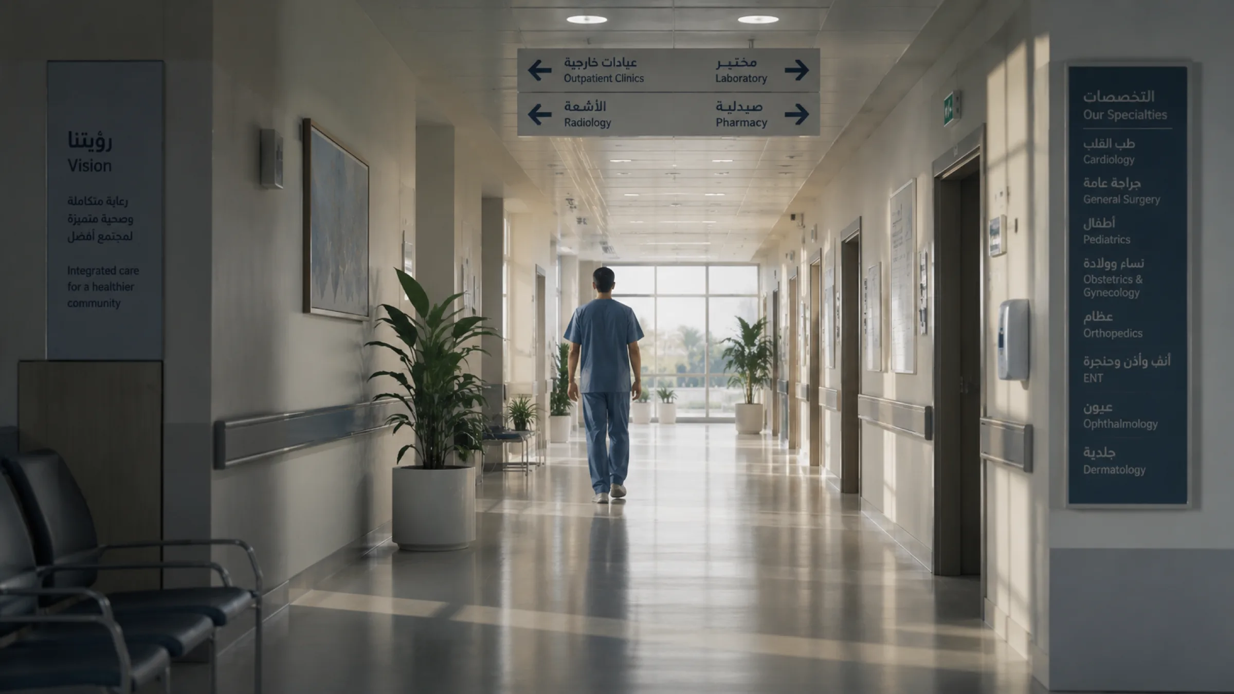 Healthcare built on the group that already staffs and supplies Libya.